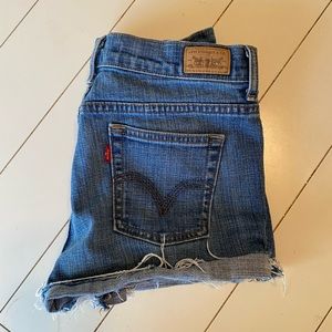 Levi denim shorts